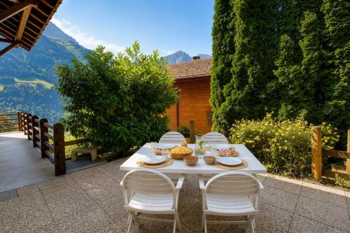 Summer grill fun, above the village
