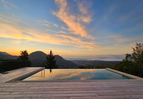 Swimming pool, Sunrise Nest - Tinyhouse Infinity Pool & Views in Ravanj
