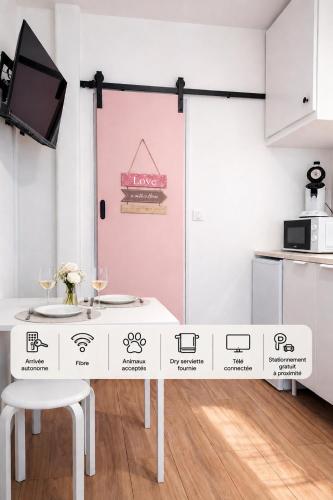 S2 Studio charmant et cosy tout équipé à 10 min gare