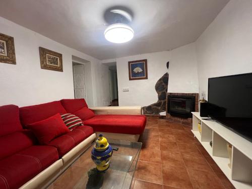 Jagatud salong / TV-ala, Casa Rural Pimentel in Benalauria