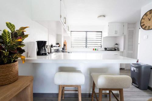 Renovated Chic Condo Steps from Carlisle Bay in Garrison