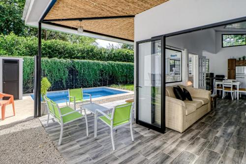 Pool & Entertaining Patio: Playa Carrillo Home in Puerto Carrillo
