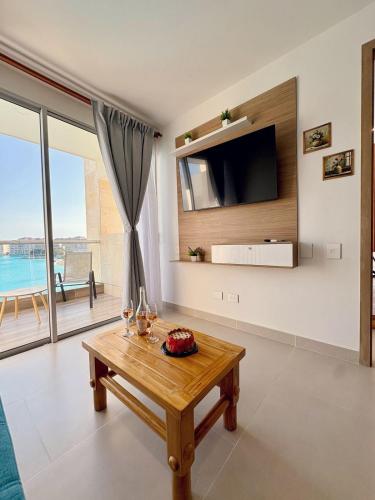 Vive la laguna desde tu balcon en Baia Kristal in Punta de Canoa