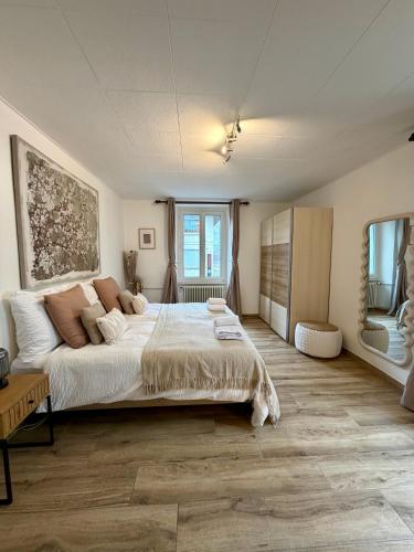 Ágy, Appartement Ancolie l Au coeur du Valais in Sierre