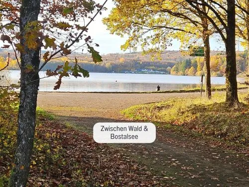 Ferienwohnung Hanfdell am Bostalsee, 90 qm, großer Balkon, barrierefrei & hundefreundlich in Nohfelden, Deutschland