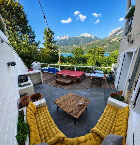 Appartement a deux pas du lac avec spa