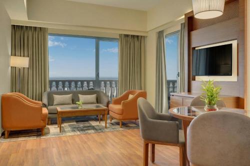 Suite, partial ocean view