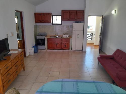 Two bedroom apartment with kitchen and pool near the city center in El Batey