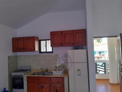 Two bedroom apartment with kitchen and pool near the city center in El Batey