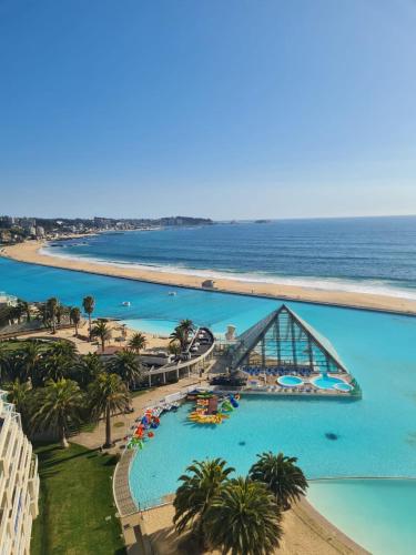 San Alfonso del Mar full class equipado Moderno y vista privilegiada