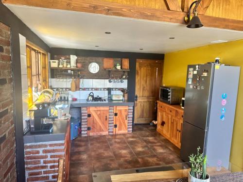 Kitchen, Hermoso refugio de montana con tinaja in San Esteban