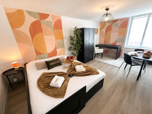 N Le Bambou Tiercelins studio cosy au centre ville
