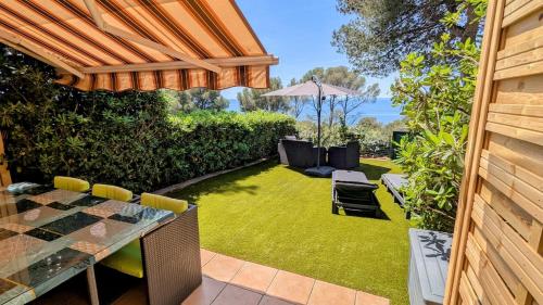 SeaZen Break - Studio climatisé, jardin, vue mer, piscine