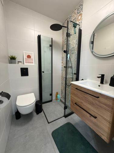Ostoja Ostrowo - apartament nad morzem z garażem, klimatyzacją i 2 balkonami (Ostoja Ostrowo - apartament nad morzem z garazem, klimatyzacja i 2 balkonami) in Ostrowo (Pomeranian)