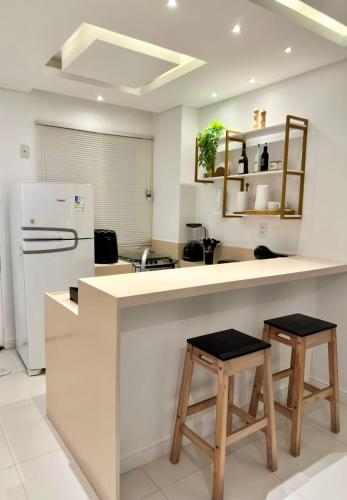 kuhinja, Paraíso à Beira-Mar Caravelas Apartamento - Renovado (Paraiso a Beira-Mar Caravelas Apartamento - Renovado) in Vila Luiza