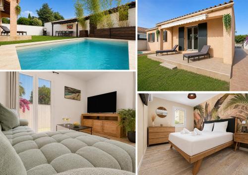 Villa avec piscine privée à Marsillargues - Location saisonnière - Marsillargues