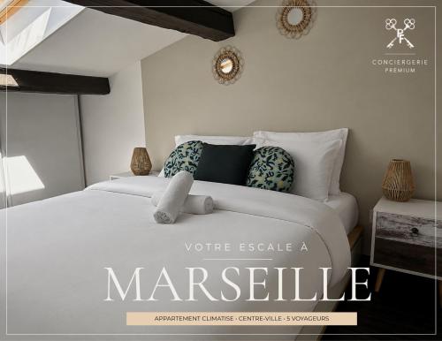 Marseille Mood II - Centre ville - calme - Duplex - 5 couchages - cuisine complète