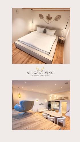 Allgäu Living l Alpin Loft - Immenstadt im Allgäu - Neu renoviert - innenliegender Balkon - bis 6 Personen - Parkplatz