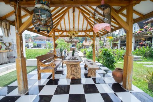 餐廳, Rehat at D'Sawah Villas in 雙木丹