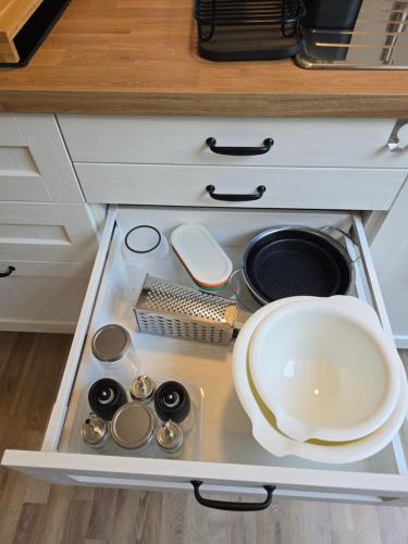köök, Ahauser Business- und Ferien-Appartements im OG in Hellwege