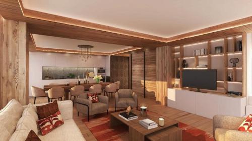 Dhaulagiri – Élégant Duplex Neuf – 4 chambres – 10 pers. – Courchevel Village