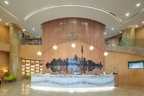 Lobby, Atour Hotel Shanghai Xinzhuang in SongJiang and University Town