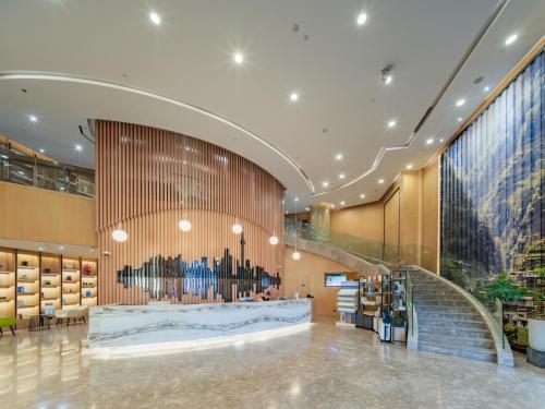 Lobby, Atour Hotel Shanghai Xinzhuang in SongJiang and University Town