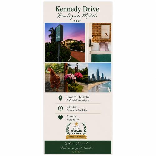 Kennedy Drive Boutique Motel & Nursery- Close To City Centre & Airport - 24 Hour Self Check-In