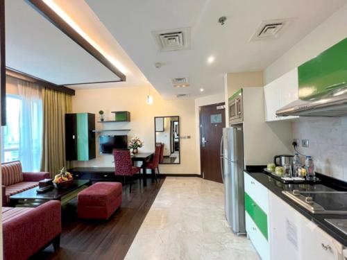 Kitchen, Sunday Marina View Hotel Apartments in Dubai