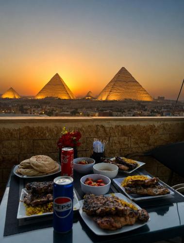 House of Pharaohs pyramids view