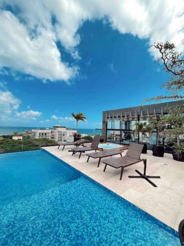Modern Apartment/Jacuzzi/Sauna/Pool/Gym