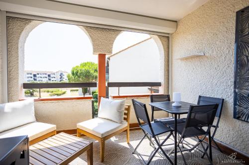 Duplex Vue Lac à Cap Coudalère, Piscine et Parking Le Barcares
