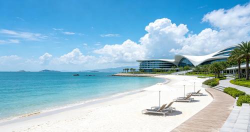 沙灘, 廈門美峰濱海浪漫線亞朵酒店 (Atour Hotel Xiamen Meifeng Seaside Romantic Line) in 同安區