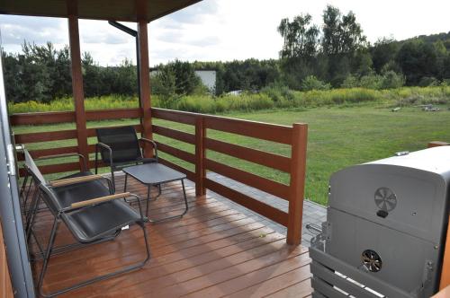 Rõdu/terrass, Domki Kozińca (Domki Kozinca) in Hucisko