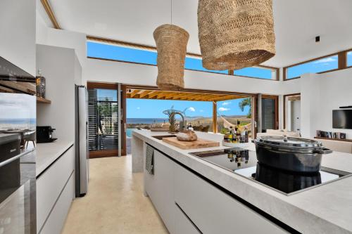 Kas Pajuro - Moderne villa voor 10 personen met een fantastisch uitzicht op zee in Bonaire