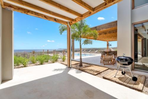 Kas Pajuro - Moderne villa voor 10 personen met een fantastisch uitzicht op zee in Bonaire
