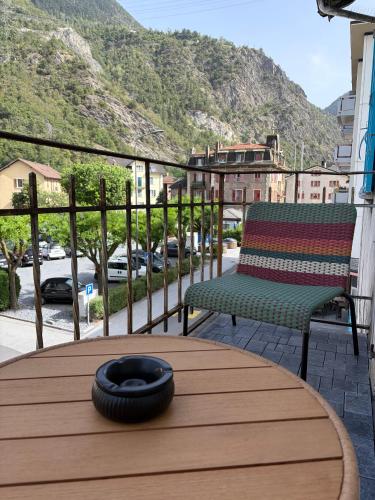 Erkély/terasz, Appartement Ancolie l Au coeur du Valais in Sierre