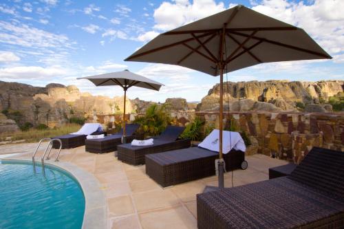 Вид, Isalo Rock Lodge in Ranohira