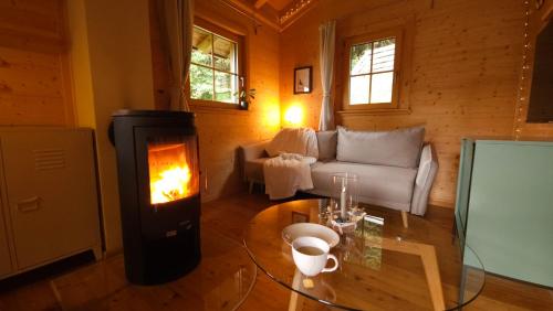 Das Paradieschen Edlitz - stilvolles Blockhaus mit Kamin
