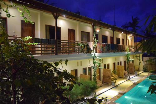 Terraza/balcón, Panda Cottage in Lombok