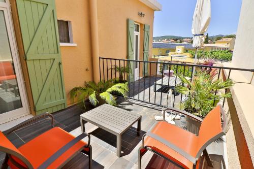 Erkély/terasz, Hotel Provencal in Bandol