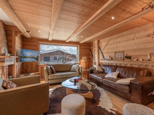 Chalet rénové 11 pers, centre de Morzine, parking - FR-1-754-5