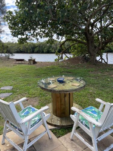 River frontage on the Maroochy River, Sunshine Coast in Maroochy River