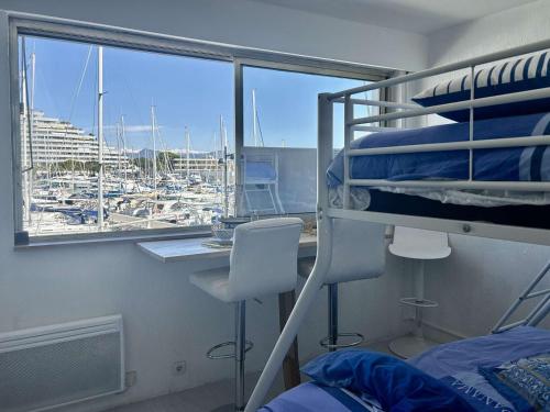 Studio charmant avec vue port - 3 pers. - FR-1-252A-144