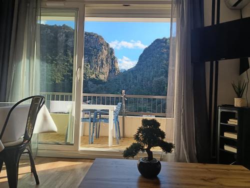 Magnifique studio avec vue au pied des thermes