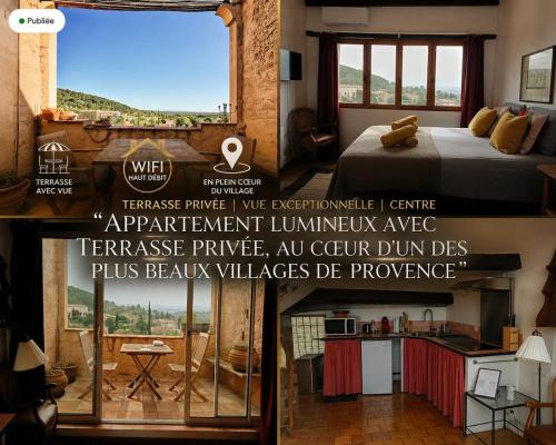 Nid perché avec terrasse et vue Centre Village · Cotignac