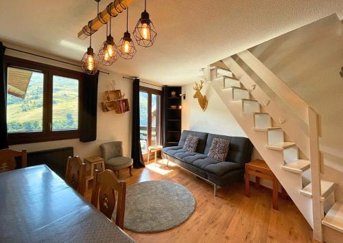 Résidence Balcons D'olympie - Appartement chaleureux pour 8 personnes avec vue sur les pistes MAE-4354