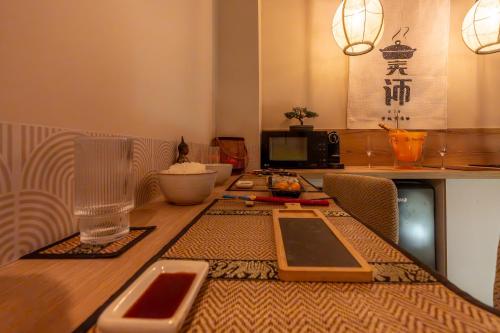 Studio Japonais avec Balneo proche Bords de Marne in Noisiel