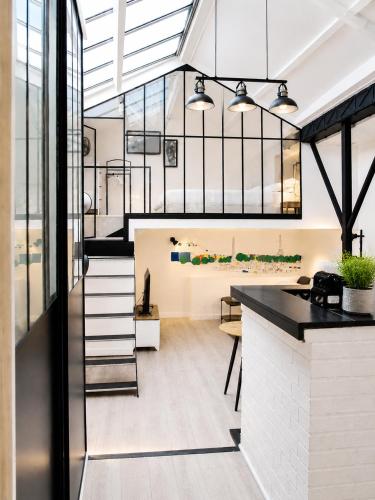 Atelier d'Artiste Marais Paris, 3 chambres, cour privée calme