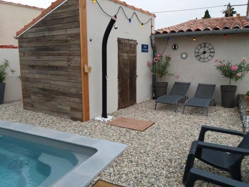 Studio avec piscine AVIGNON - Location saisonnière - Les Angles